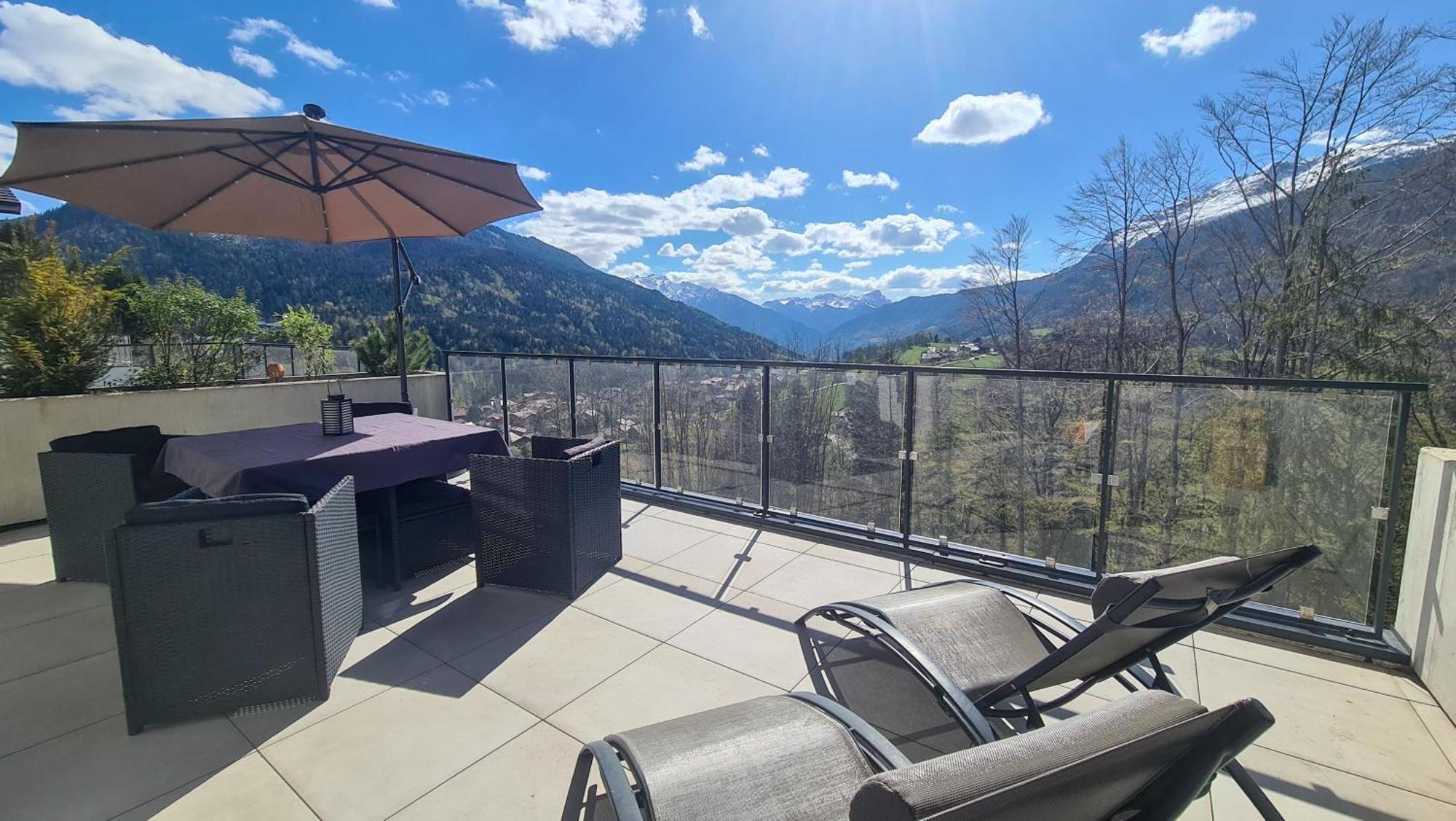 Le Berceau Des Aiguilles - Vue Montagne, Terrasse - Aravistour Apartment Saint-Jean-de-Sixt Bagian luar foto